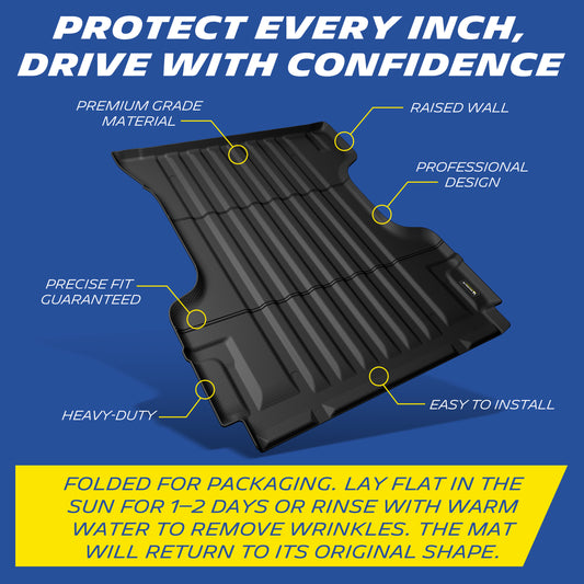 Michelin Truck Bed Mat for Nissan Frontier 2022-2026 (6 FT/73.3" Only)