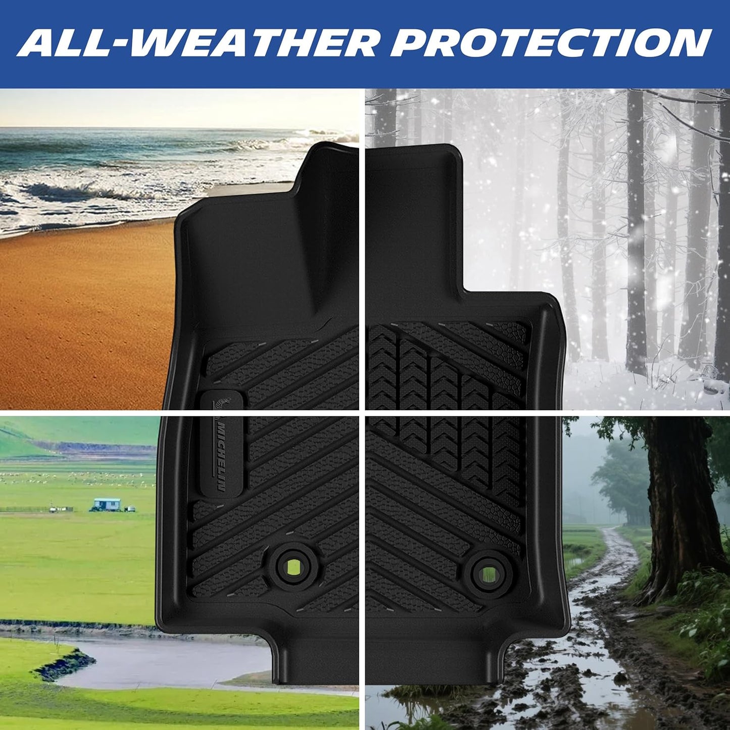 Michelin Custom Fit Floor Mats for 2026 Toyota RAV4 Hybrid