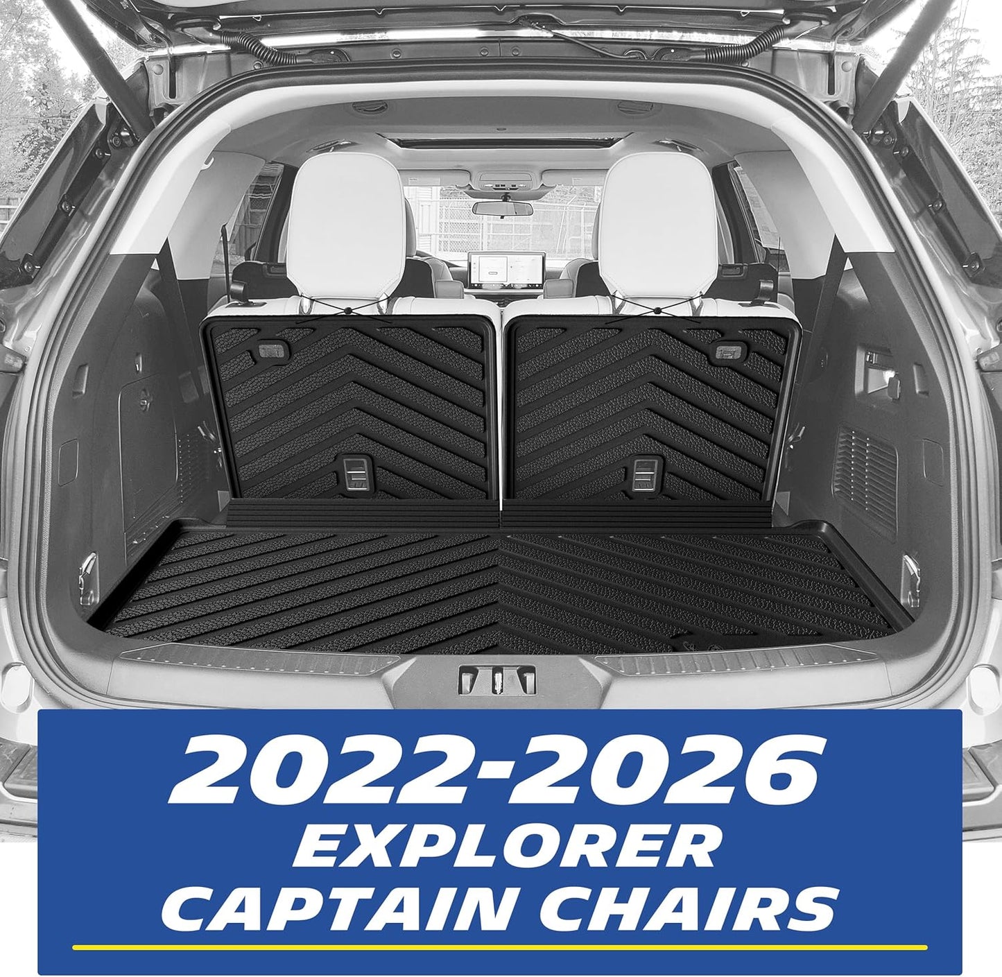 Michelin Floor Mats & Cargo Liner for Ford Explorer 6-Seat (2022-2026) - 7 Piece