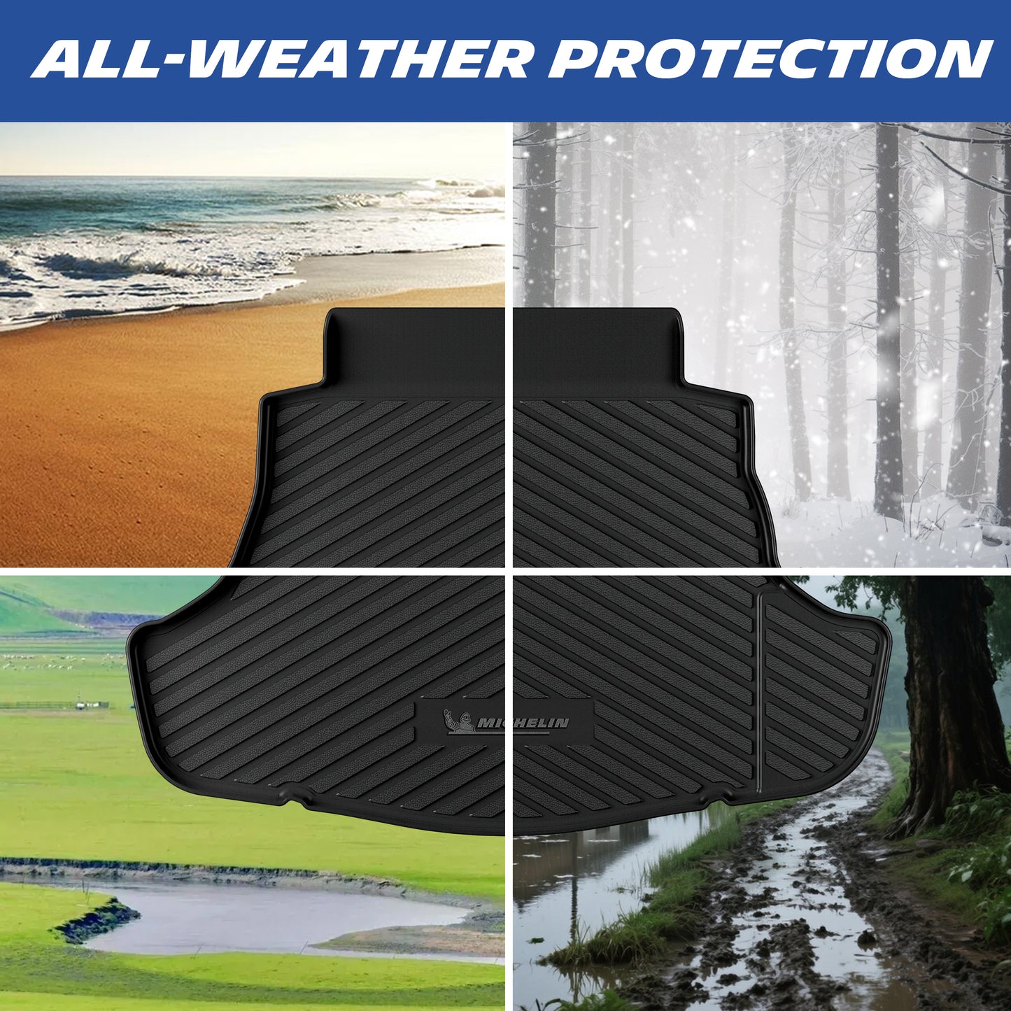 Michelin Premier Series Trunk Mat for 2025–2026 Toyota Camry (Hybrid Included)