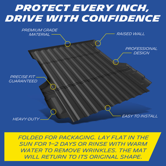 Michelin Truck Bed Mat for 2015-2022 Chevy Colorado/GMC Canyon 5 FT Only, Custom Fit, TPE