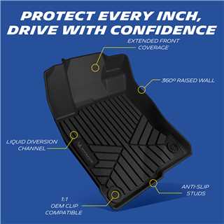 Michelin Floor Mats for Honda Civic 2016–2021 Sedan Coupe Hatchback