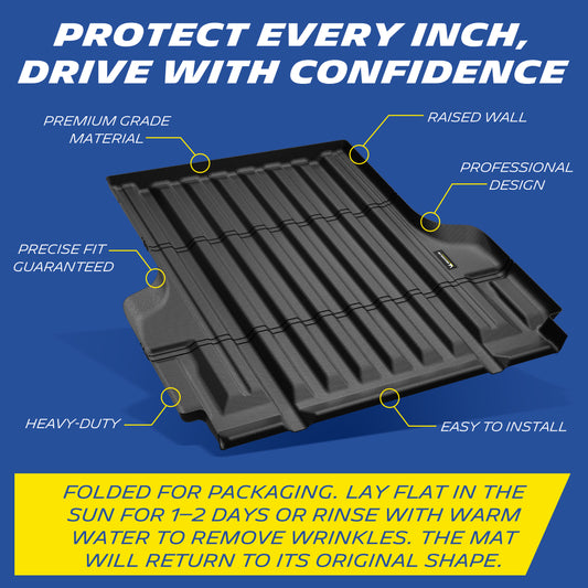 Michelin Truck Bed Mat for 2022-2026 Nissan Frontier 5 FT Only, TPE Truck Bed Liner