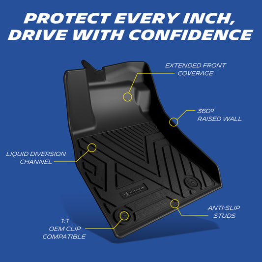 Michelin Floor Mats for Nissan Sentra 2020–2025, All-Weather 3PCS Custom Fit