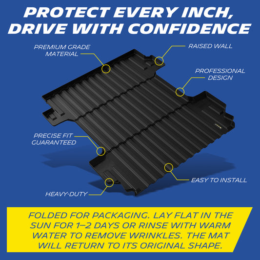 Michelin Truck Bed Mat for 2019-2026 Chevy Silverado/GMC Sierra 1500 6.6 FT Only, Custom Fit, TPE