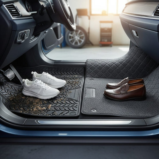 what is the difference between carpet and rubber mats: Selection Guide for Everyday Driving and Weather
