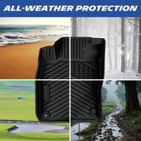 All-weather Michelin TPE car floor liners for all seasons
