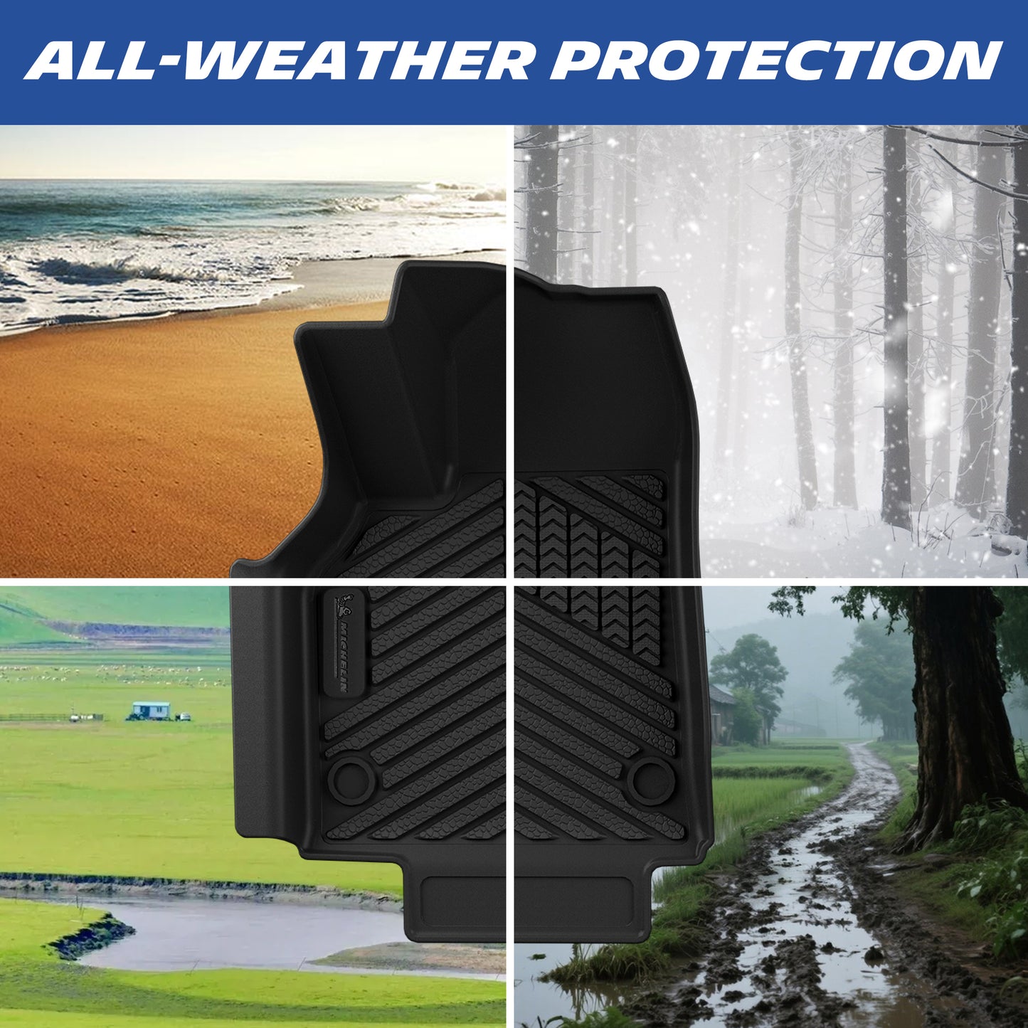 Michelin Floor Mats for Tesla New Model Y 2025/2026 Juniper