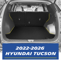 Custom Michelin trunk mat set for 2022-2026 Hyundai Tucson cargo area full coverage