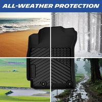 All-weather floor mat protection