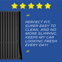 Michelin Truck Bed Mat for 2023 2024 2025 Tesla Cybertruck - Early Bed with Flat Front Wall, All-Weather Truck Bed Liner, Custom Fit, TPE Bedliner