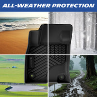 Michelin TPE car floor mats, durable all-weather protection against sand, snow, mud and water.