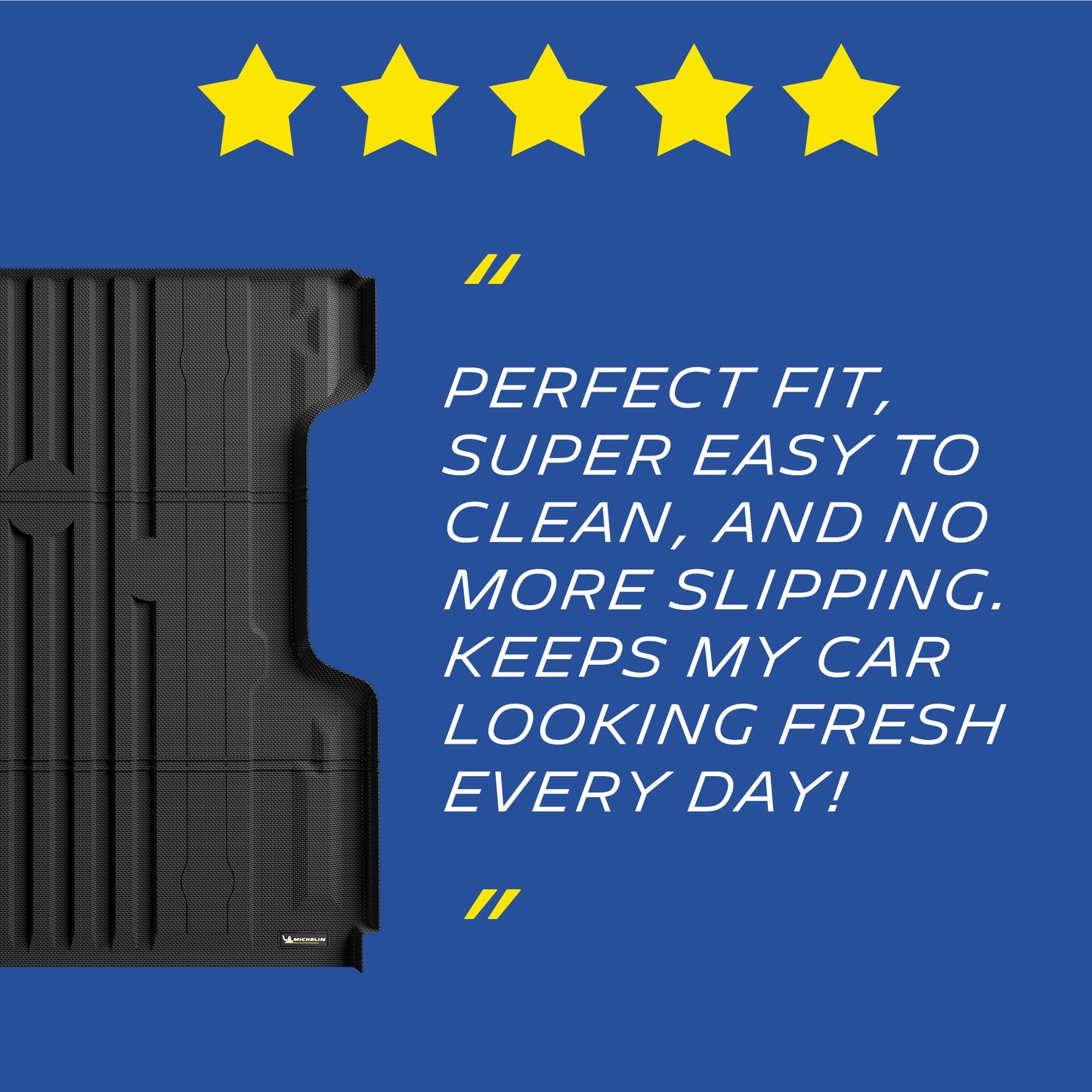 Michelin Truck Bed Mat for 2004-2026 Nissan Titan - 5.5 FT Short Bed, All-Weather Truck Bed Liner, Custom Fit, TPE, Bedliner