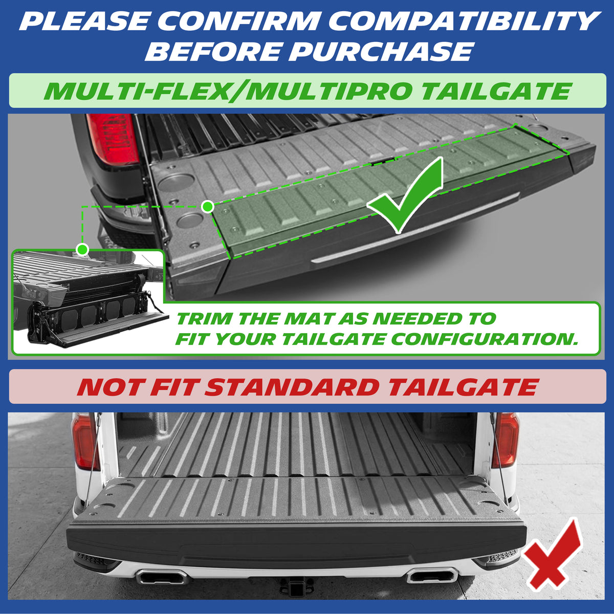 Tailgate Protector for Chevy Silverado 1500 (2019–2026) – Michelin