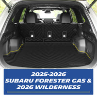 Michelin TPE cargo liner & seatback mats installed in 2025-2026 Subaru Forester