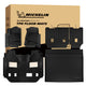 Complete Michelin all-weather TPE floor mat set including front mats, rear row mats, rear seat back liners and cargo liner, shown with original branded packaging box.