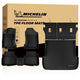 Complete Michelin all-weather TPE floor mat set matching Subaru Outback with retail box