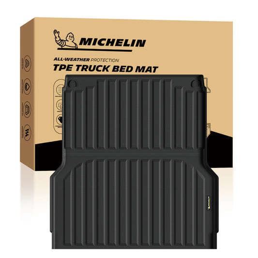 Michelin Truck Bed Mat for 2022/2023/2024/2025/2026 Hyundai Santa Cruz, Truck Bed Liner, Custom Fit, TPE, Bedliner