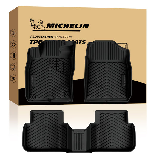 Michelin all-weather TPE custom car floor mats full set
