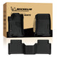 Complete Michelin floor mat set including driver, passenger and rear full-length mat with original gift box.