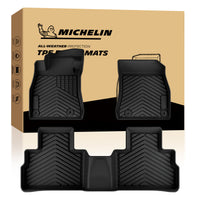 Full set custom Michelin TPE floor mats, front and rear complete package