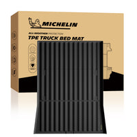 Michelin Truck Bed Mat for 2023 2024 2025 Tesla Cybertruck - Early Bed with Flat Front Wall, All-Weather Truck Bed Liner, Custom Fit, TPE Bedliner