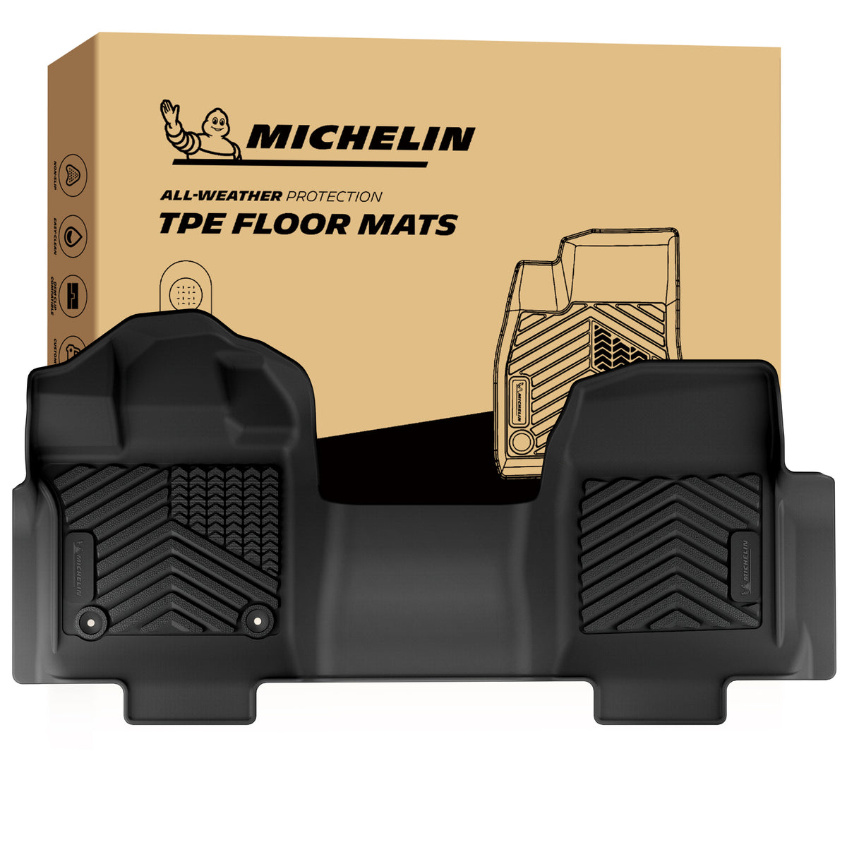 Michelin all-weather TPE floor mats 