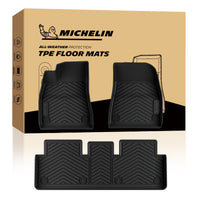 Michelin Floor Mats for 2024/2025/2026 Tesla Model 3 Highland & Standard, 3PCS, All-Weather Floor Liner, Custom Fit, Durable TPE, Non-Slip