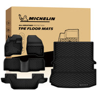 Michelin full set TPE mats: front, rear, 3rd row & cargo liner with retail package