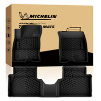 Michelin all-weather TPE floor mats, advanced protection for vehicles, durable and slip-resistant, custom-fit car mats.