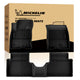 Michelin all-weather TPE floor mats, advanced protection for vehicles, durable and slip-resistant, custom-fit car mats.