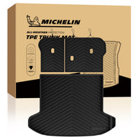 Complete Michelin TPE trunk mat set with rear backrest liners and branded packaging box