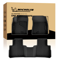 3-piece Michelin custom fit TPE automotive floor mats with original box