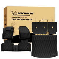 Michelin all-weather TPE floor mats packaging.