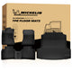 Michelin all-weather TPE floor mats, advanced protection for vehicles, durable and slip-resistant, custom-fit car mats.