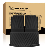 Michelin all-weather split TPE trunk mat set with retail box