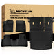 Full set Michelin all-weather TPE car floor mats including front, second row & cargo liner with retail box
