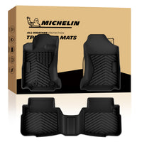Front & rear Michelin all-weather TPE floor mats with branded packaging box
