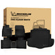 Michelin all-weather TPE floor mats, advanced protection for vehicles, durable and slip-resistant, custom-fit car mats.