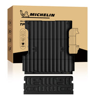 Michelin custom-fit TPE cargo liner and bumper guard set, all-weather trunk mat designed to protect vehicle cargo areas from mud, water, scratches, and daily wear.