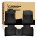 Michelin all-weather TPE floor mats, advanced protection for vehicles, durable and slip-resistant, custom-fit car mats.