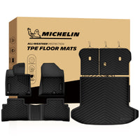 7-piece Michelin all-weather floor, backrest and trunk mat full set