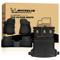 Michelin all-weather TPE car floor mats and cargo liner set with package box