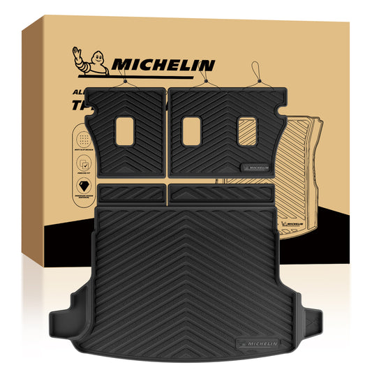 Michelin TPE cargo liner and seatback mat set with retail box