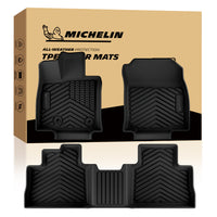 Full set Michelin all‑weather TPE car floor mats with original retail packaging