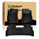 MICHELIN premium black all-weather TPE custom-fit 3-piece car floor mat set exclusively designed for 2024-2026 Chevy Trax and Buick Envista. Includes front mats and a one-piece rear mat, featuring high-density TPE for ultimate waterproof interior protection.