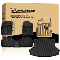 Michelin TPE floor mats and cargo liner set with package box