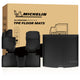 Michelin all‑weather TPE car floor mats full set (front mats, rear mat, cargo liner) with original retail packaging box