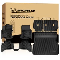 Michelin all-weather TPE floor mats packaging.