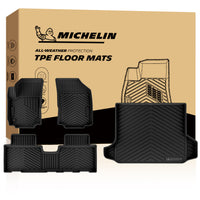 Michelin all-weather TPE floor mats packaging.
